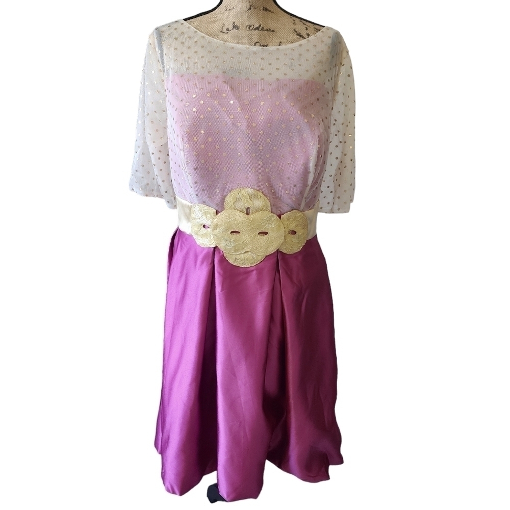 NWT TS Couture by LanTing Purple Satin Party Dress - 22W